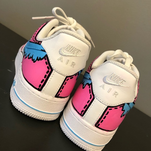 Custom Nike Air Force 1 ~|Sketch Force 1|~ - Picture 2 of 3